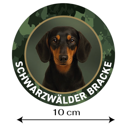 Schwarzwälder Bracke Aufkleber fürs Auto