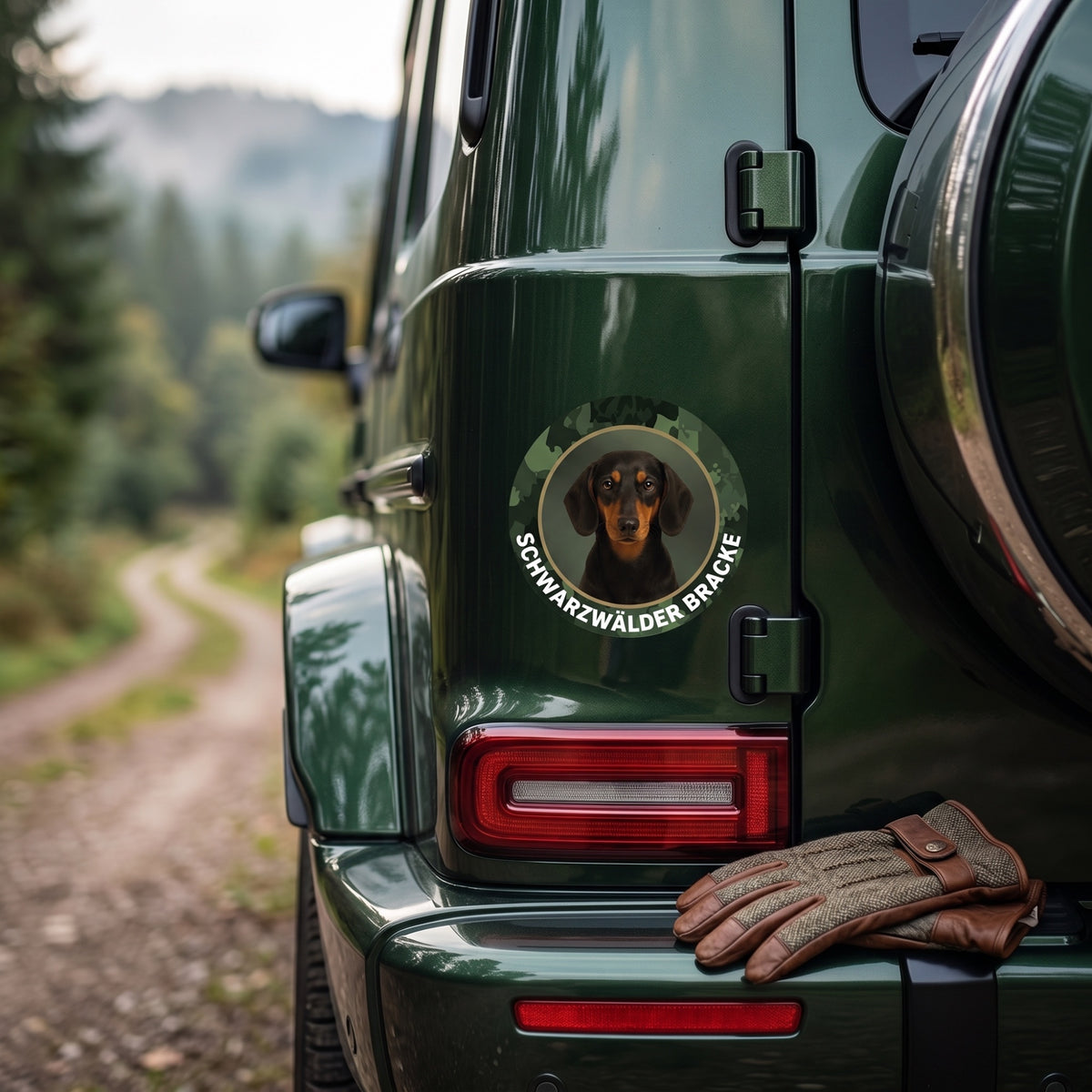Schwarzwälder Bracke Aufkleber fürs Auto