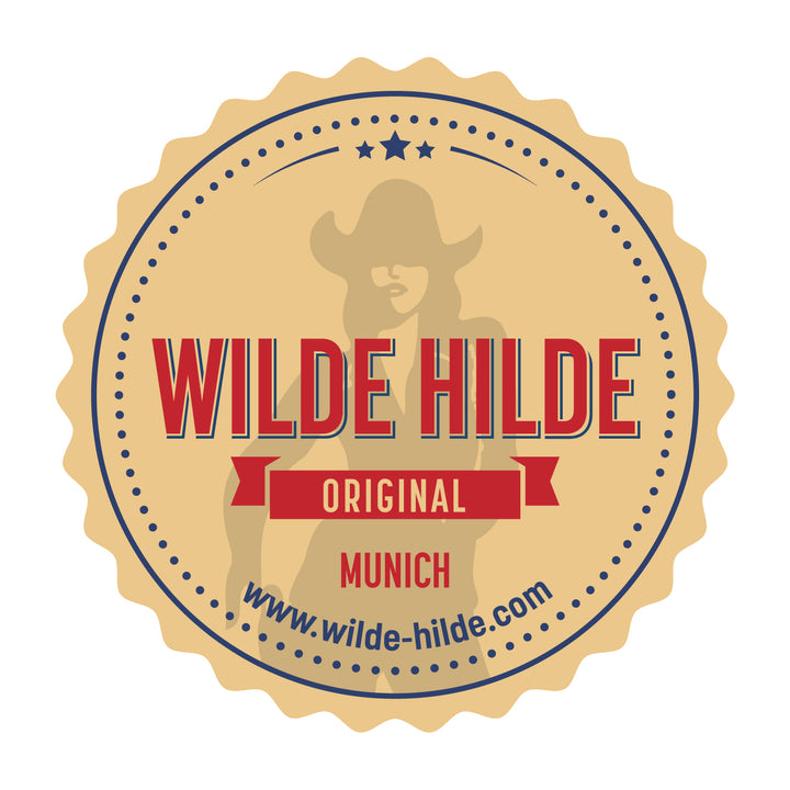 Wilde Hilde Original Logo – Hersteller für Jagdschilder, Jagdaufkleber, Hundeaufkleber, Magnetschilder, Hundeschilder und Jagdhundeschilder