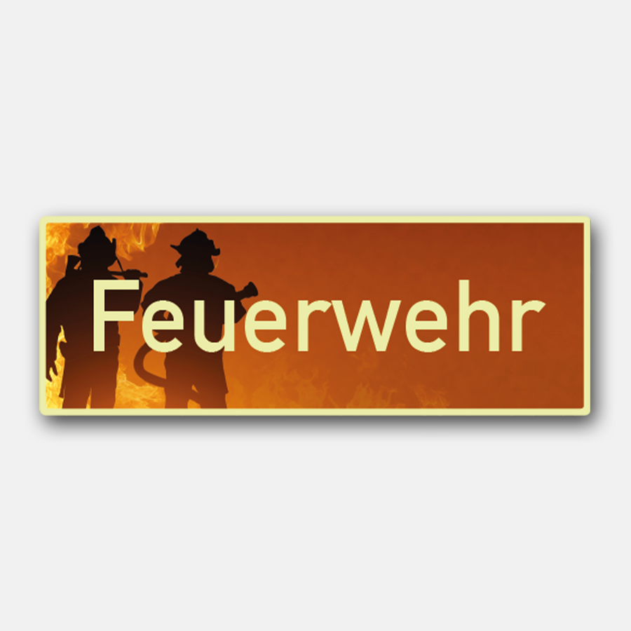 Magnetschild „Feuerwehr“ fürs Auto